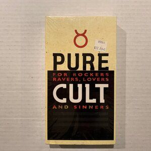 The Cult - Pure Cult VHS - For Rockers Ravers Lovers and Sinners